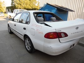 1999 TOYOTA COROLLA CE WHITE 1.8L AT Z18393